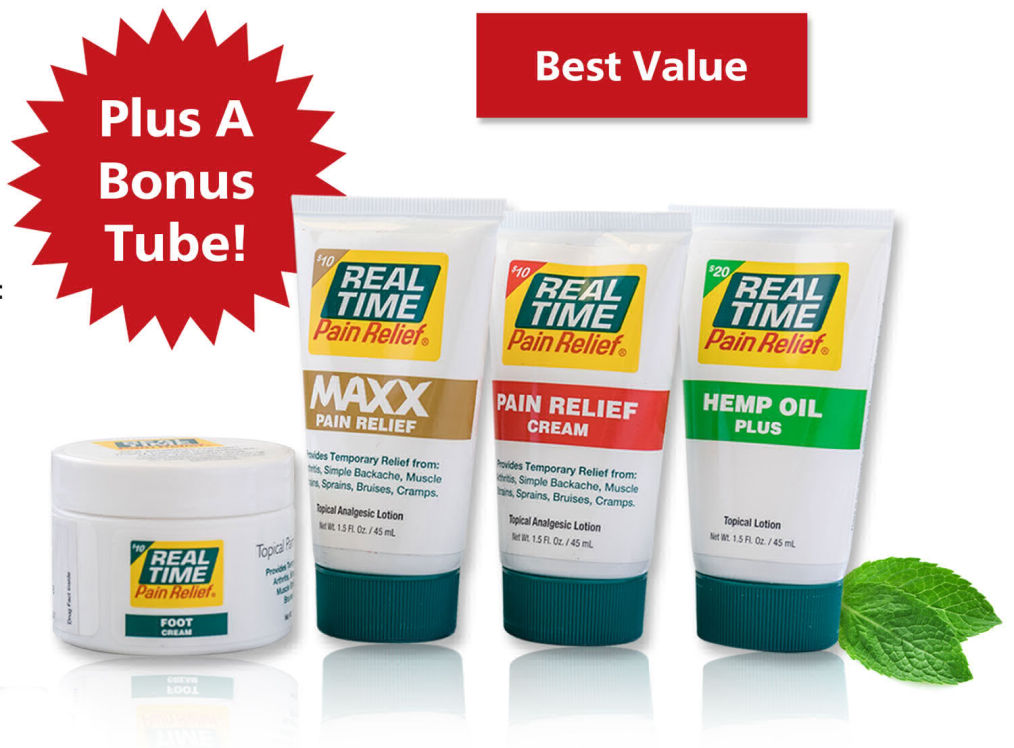 Try America's Best Selling, Most Effective Topical Pain Relief for Only a Buck. This Offer from Real Time Pain Relief is a No Gimmicks, No Hassle, No Autoship or Subscription Offer...Seriously, it's only a Buck and We Even Pay the shipping!