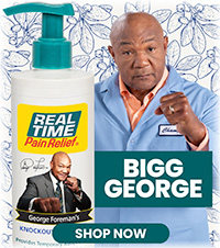 George Foreman™ is here and BIGGER than ever!For the month of July, George Foreman’s KNOCKOUT Formula™ is available in the limited production 16oz pump bottle and you have two purchasing options.....Click Here