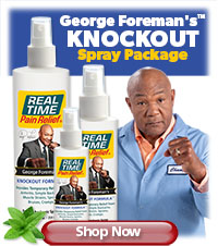 George Foreman's Knockout Spray Package...Click Here