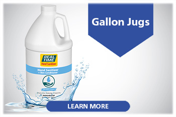 Real Time Hand Sanitizer + Skin Conditioner Gallon Container Offers...Click Here