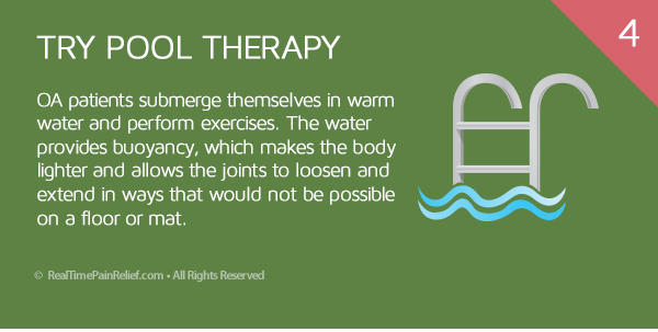 Pool Therapy can relieve osteoarthritis pain