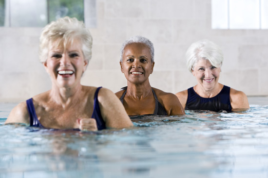 Exercising in a pool can reduce osteoarthritis pain