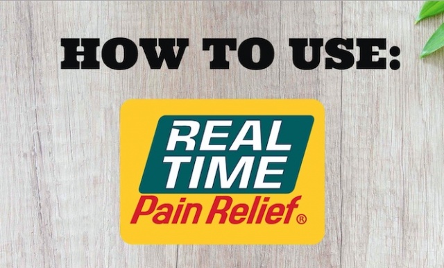 How to use <span class='notranslate'>Real Time Pain Relief</span> Products