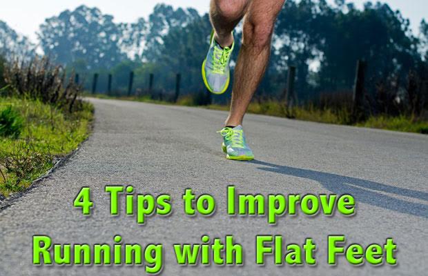 running with flat feet