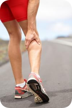 Pain from muscle strain can ruin your race time