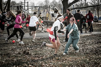 Panic in the Dark 5k in Lowell Massachusetts