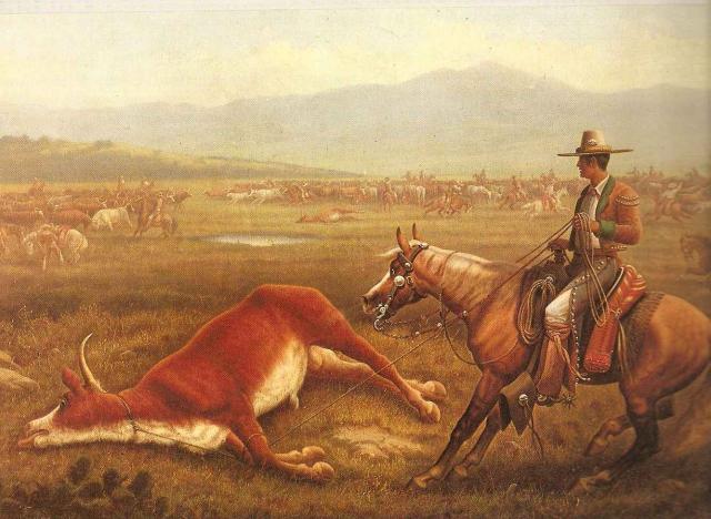 Vaqueros influenced rodeo