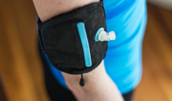 hydrosleeve is a hands-free way to carry water on your run