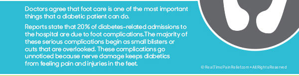 Foot care is one of the most important practices for diabetics
